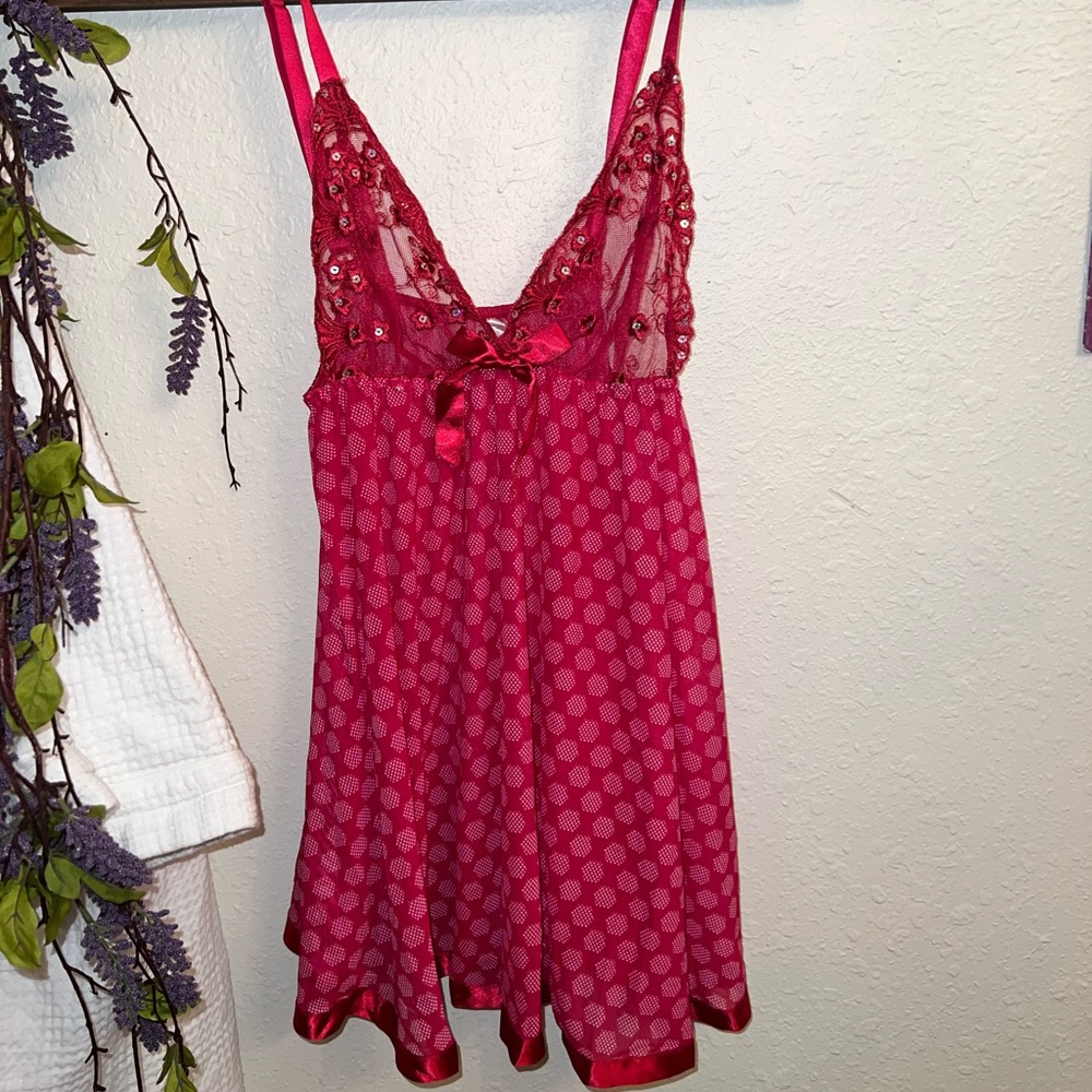 Floral Lace Lingerie Dress